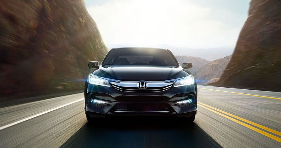 2017 Honda Accord driving through a canyon in Los Angeles 2017 Honda Accord driving through a canyon in Los Angeles