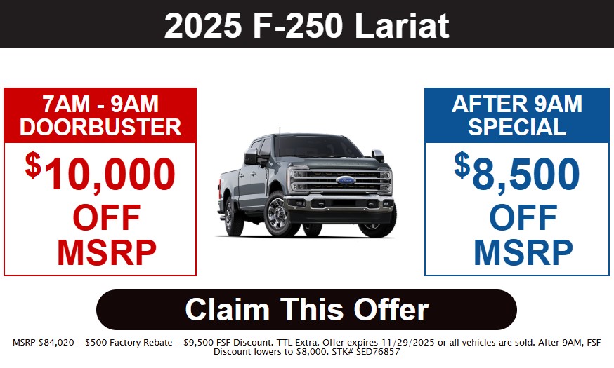 9 F 250 Lariat