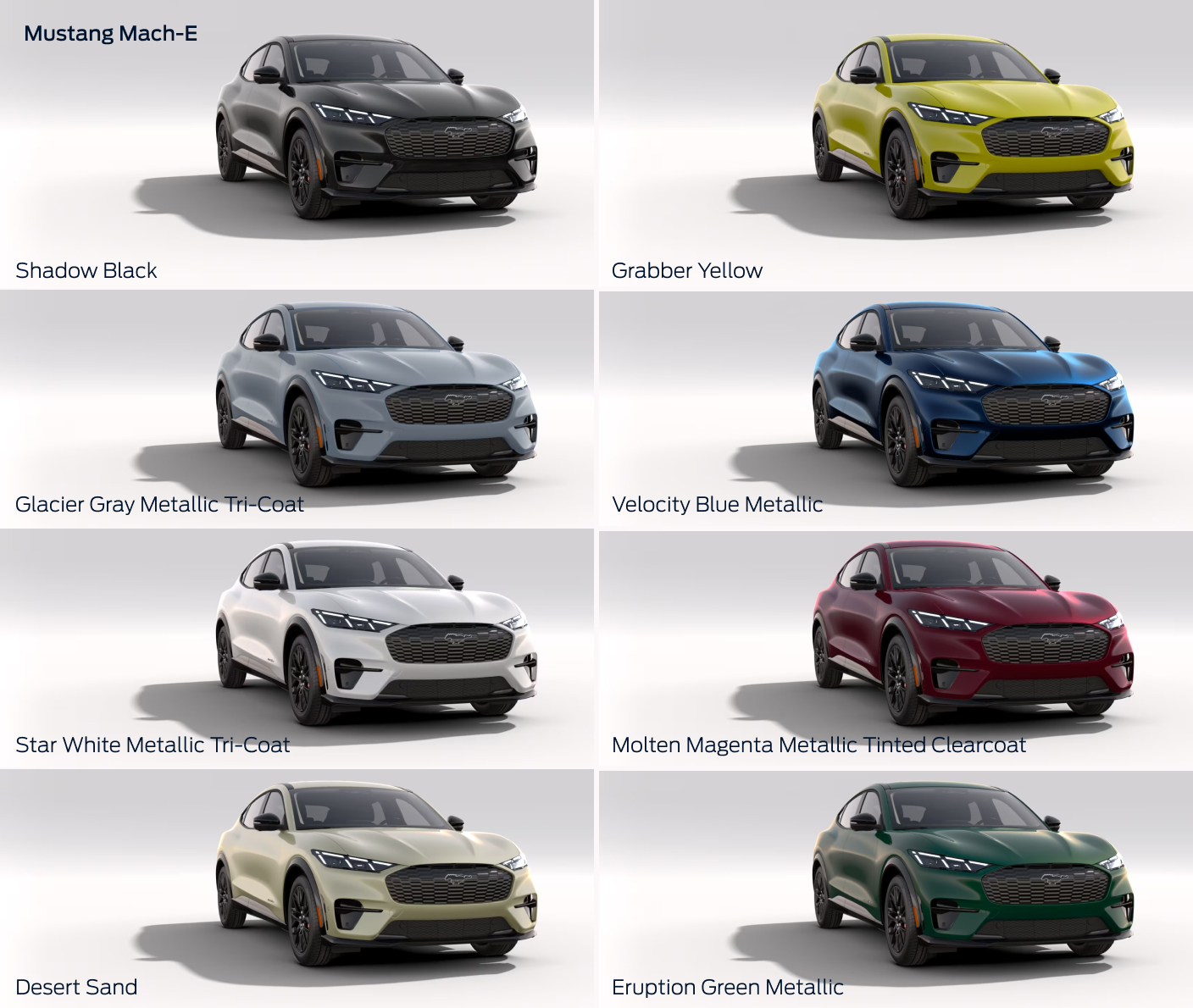 The Attractive Mustang Mach-E Colors