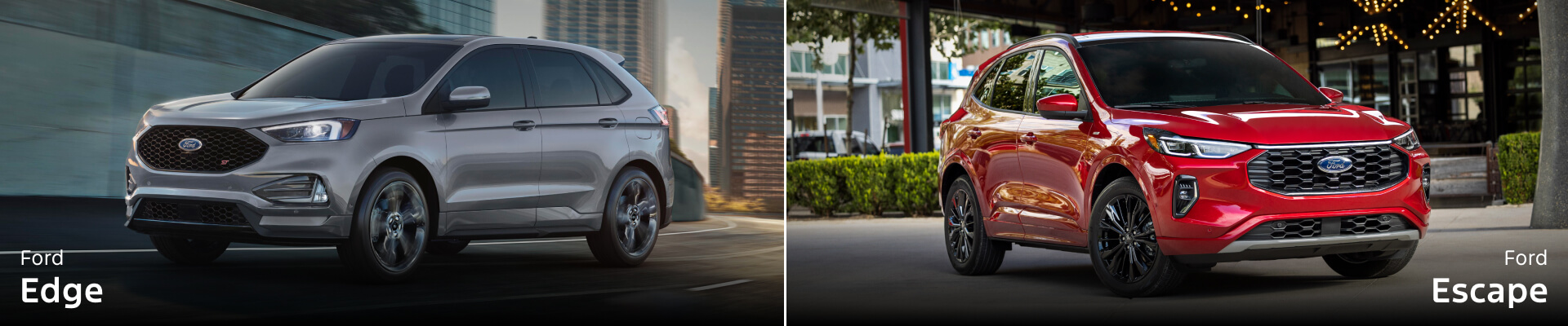     Ford Edge Vs. Ford Escape
