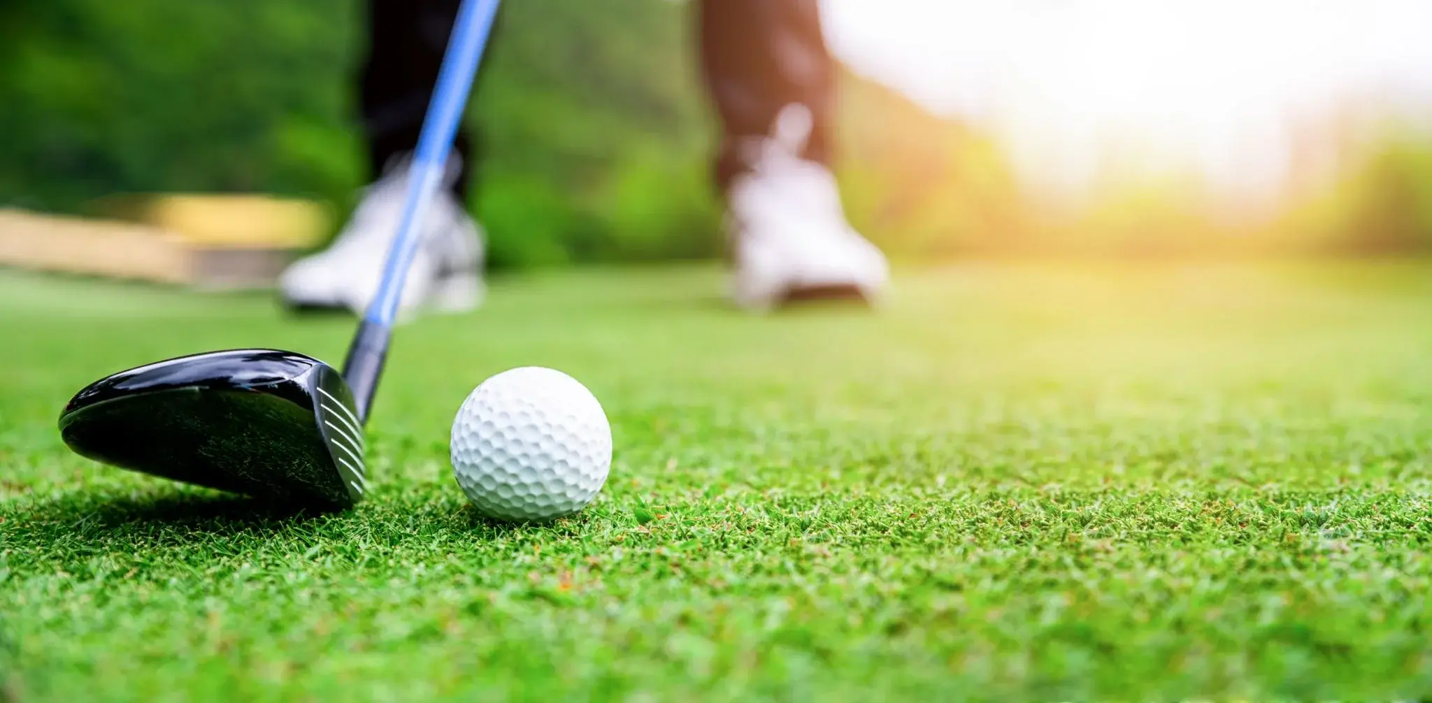 Golf Ball On Green Grass Field (1)