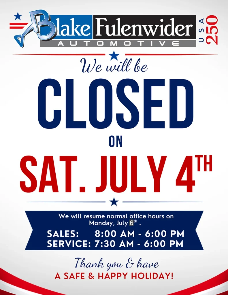 July 4th Closing Final Updated