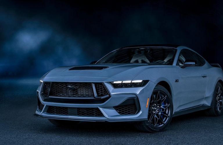 Gray 2026 Ford Mustang Front Exterior