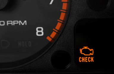Check Engine Light On Dashboard
