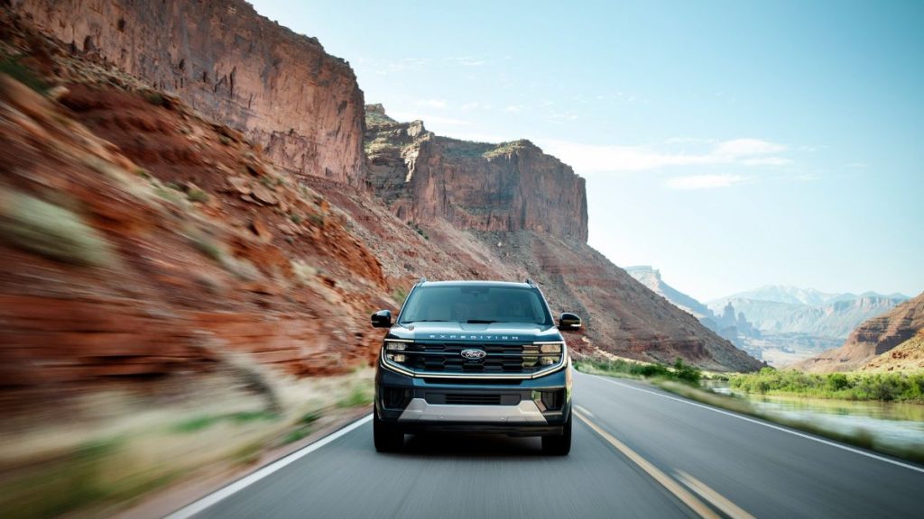 Black 2025 Ford Expedition Front Grille on Desert Canyon Road