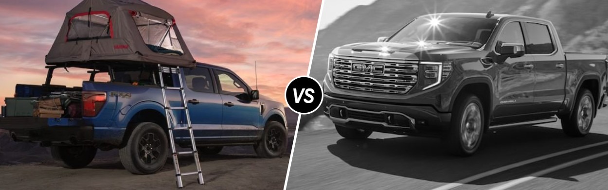 2025 Ford F-150 vs 2025 GMC Sierra 1500 in Mabank, TX