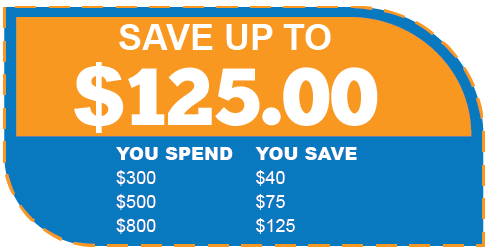 Save Up To $125 on Vehicle Service