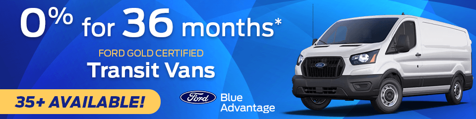 35 Used Transit Cargo Vans Available - 0% APR for 36 months on certified used 2021 Ford Transit-250 Base models