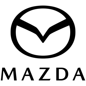 Mazda Logo Vertical White 300x300