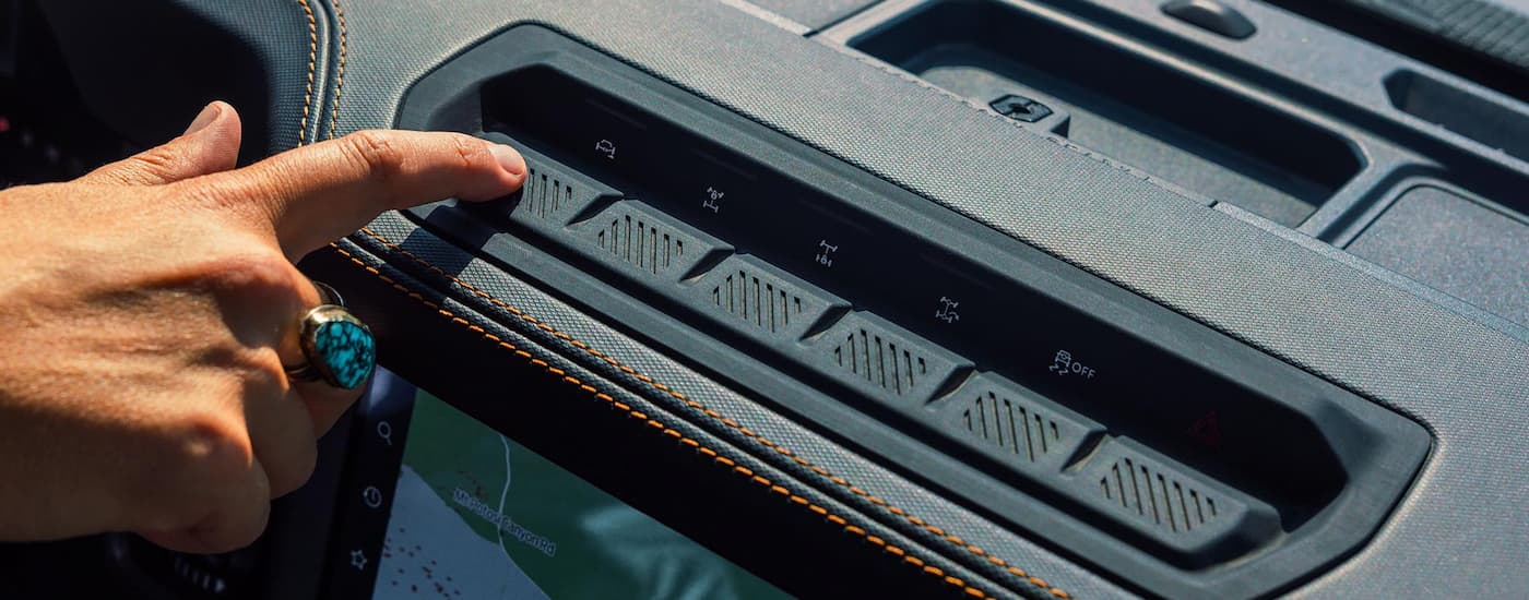 Dashboard button modes in a 2026 Ford Bronco