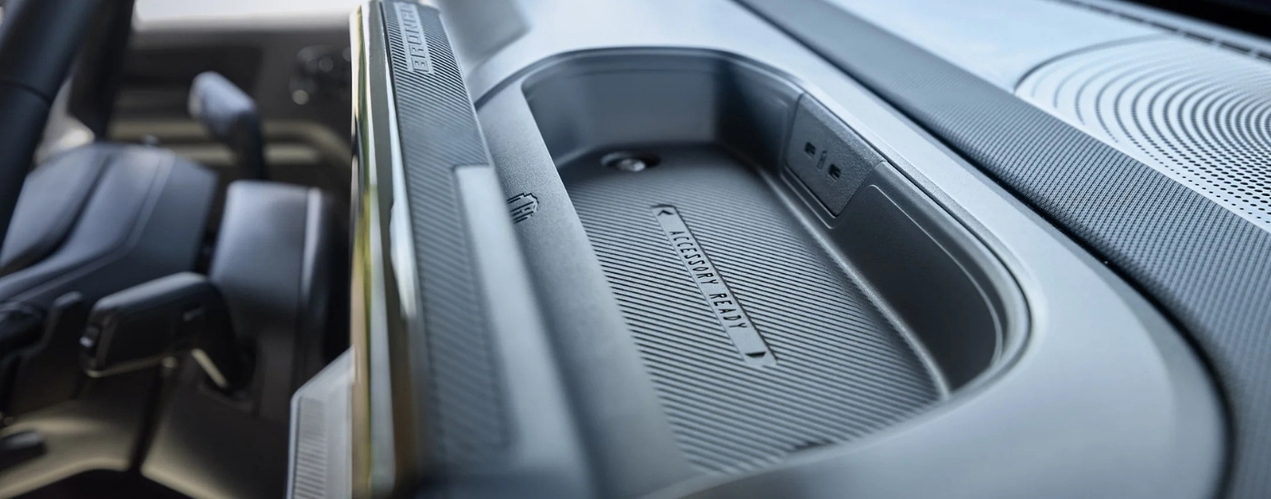 Charging cubby in a 2026 Ford Bronco Sport