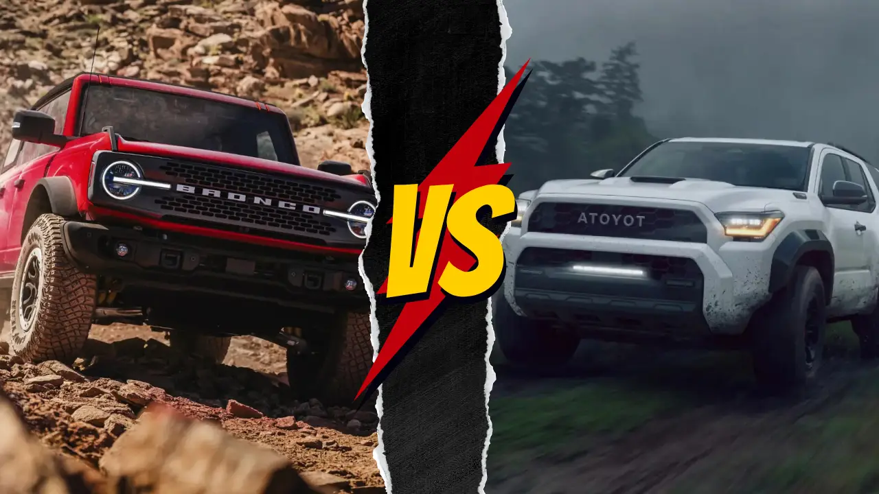 2026 Ford Bronco comparison with 4Runner