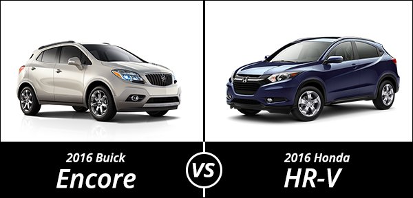 Comparison 2016 Honda Hr V Vs Buick Encore