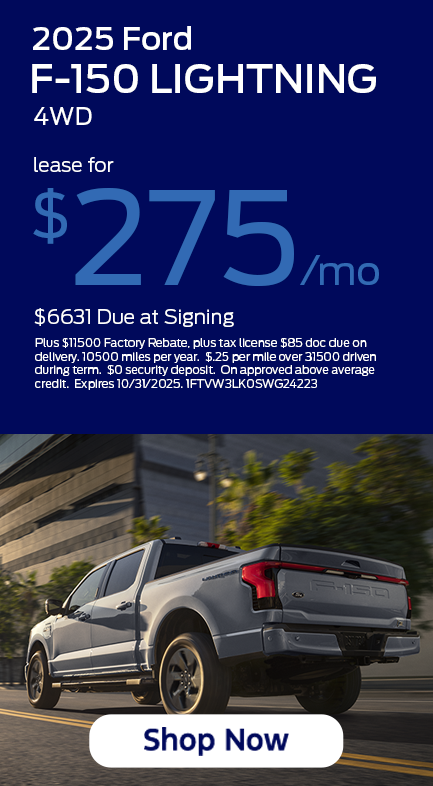 10 25 F 150 Lightning Lease Special