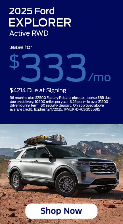 11 25 Explorer Lease Special