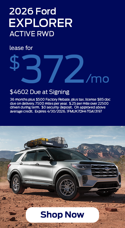26 Explorer Lease Special 4 26