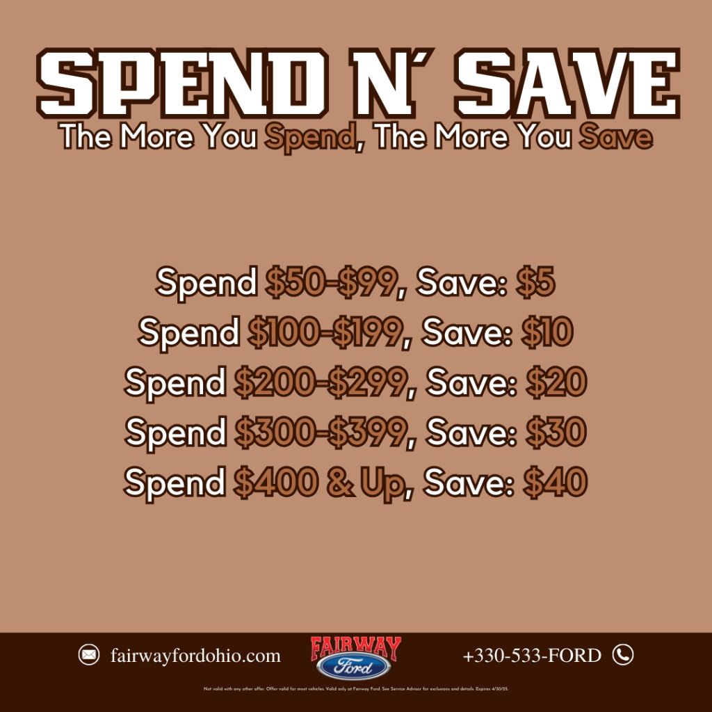 9 13 Sept Service Specials Spend N Save