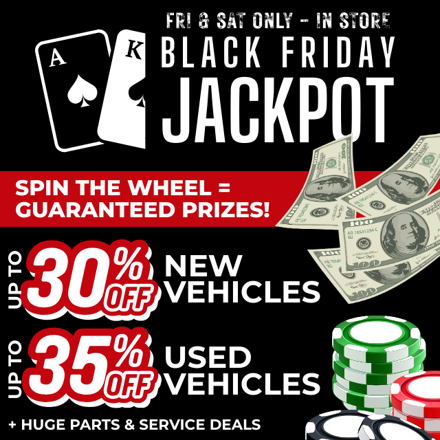 Black Friday Jackpot - Spin to Win with Guaranteed Prizes at Five Star Ford Lewisville in Texas