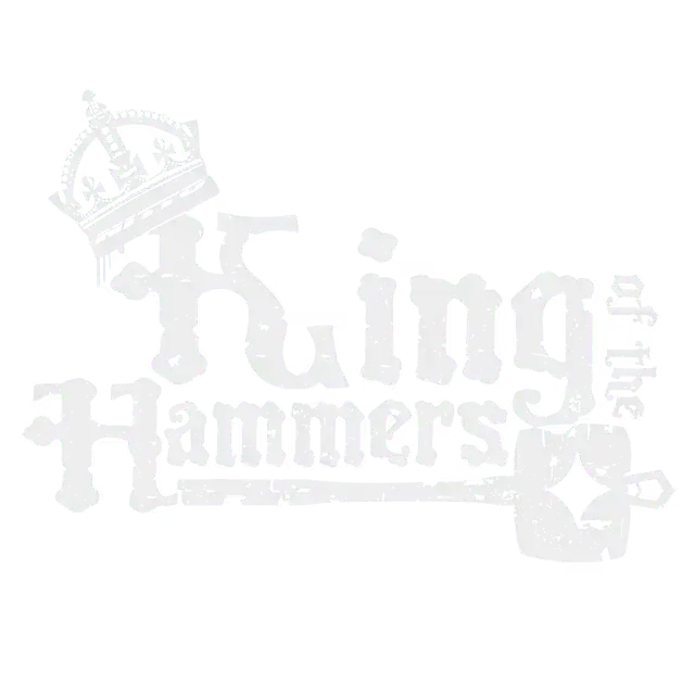 King Of The Hammers Logo White