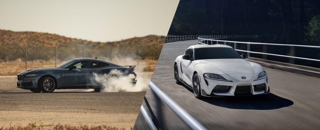 25 Ford Mustang Vs 25 Toyota Gr Supra