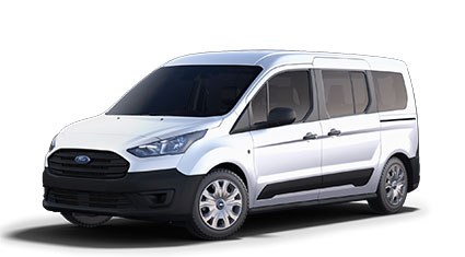 white Transit van
