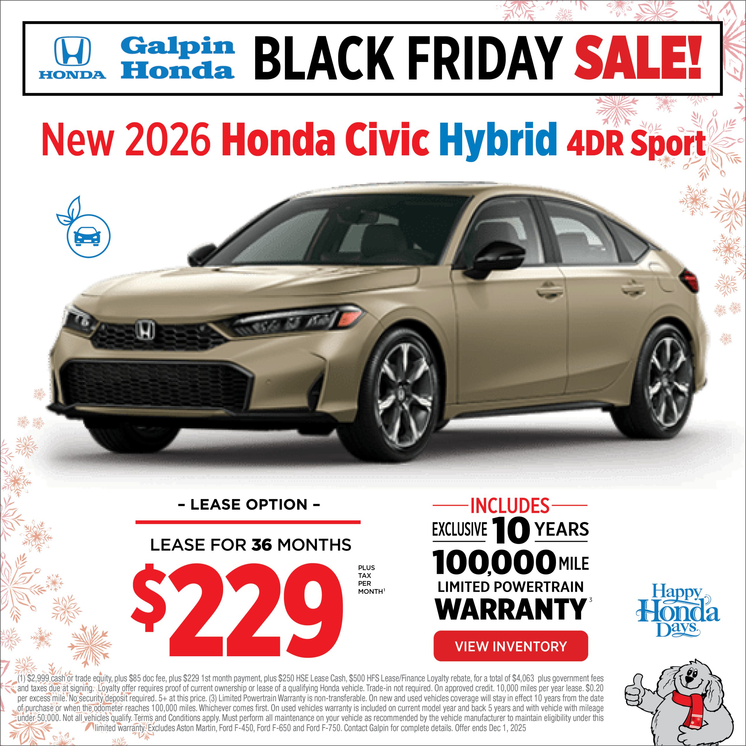 Honda Civic Hybrid 2026