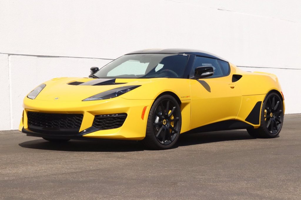 2021 Lotus Evora Yellow Metallic Galpin