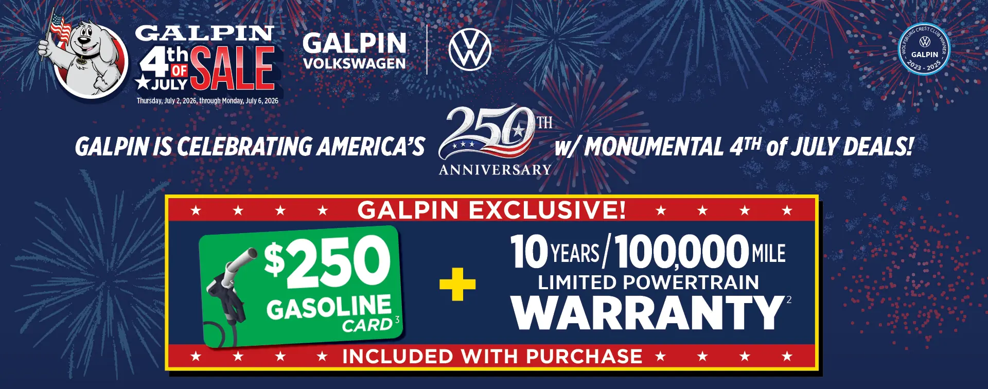 Vw 4thofjuly Splash