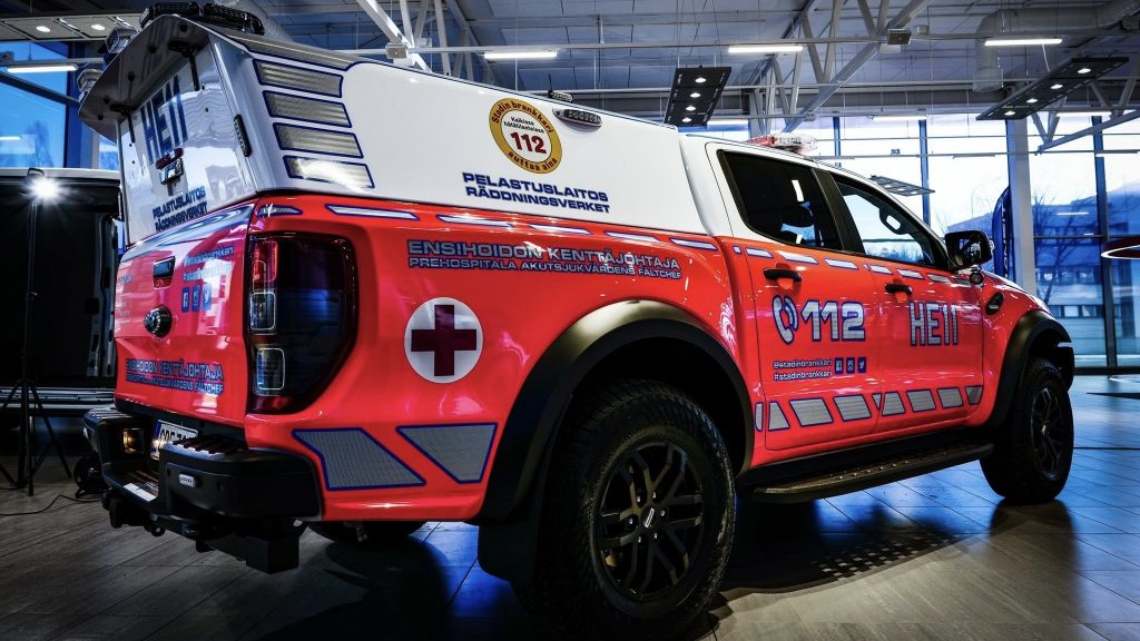 Ranger Raptor Transformed Into Fire Rescue Truck | Crossley Customs