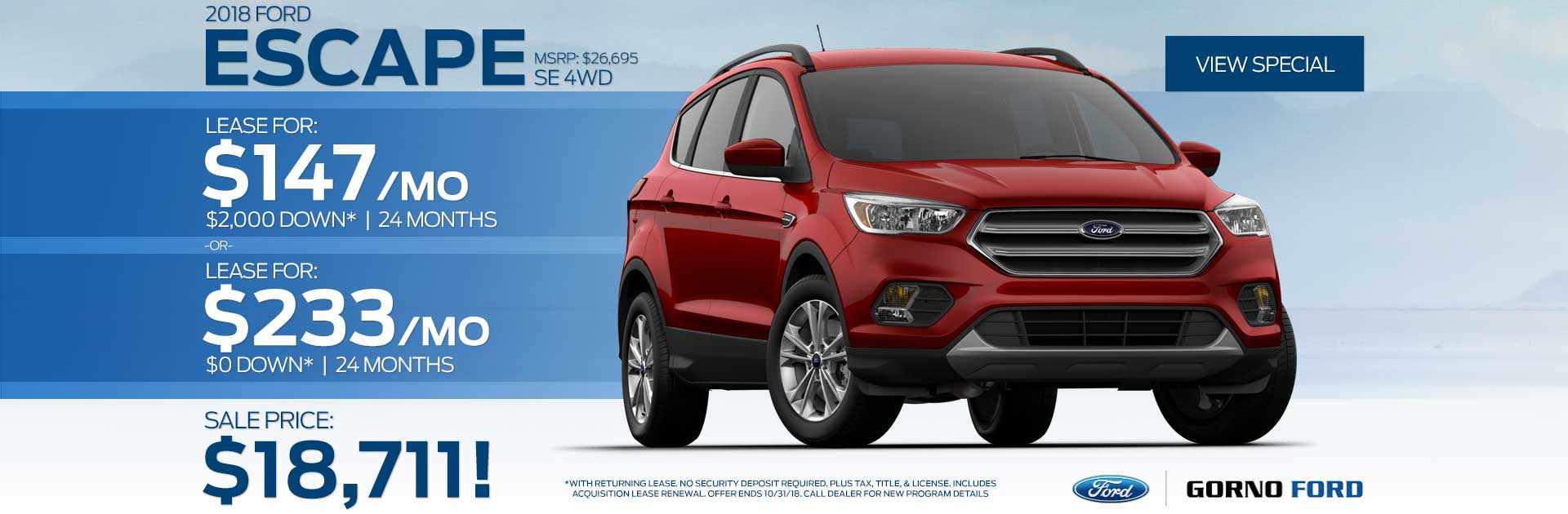 Gorno Ford Dealership in Woodhaven, Michigan