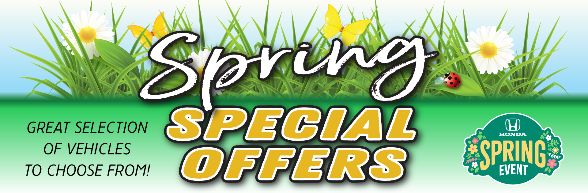 26 Bnr Lg Spring Special Offers