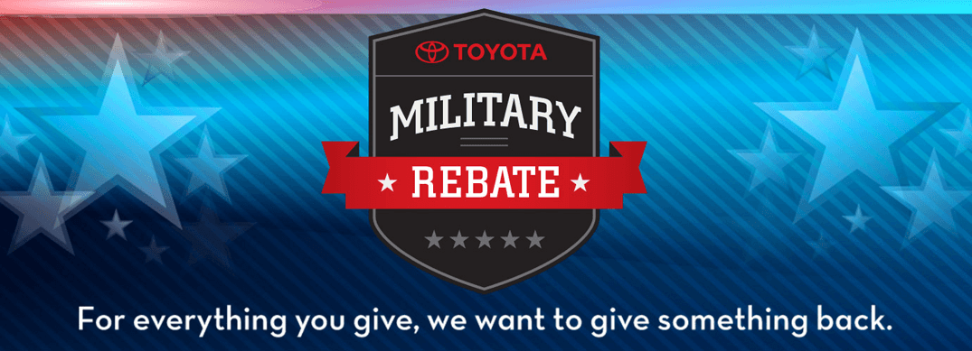 Toyota Military Rebate