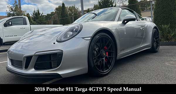 2018 Porsche 911 Targa 4GTS 7 Speed Manual