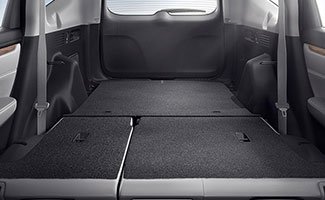 2017 Honda CR-V cargo area with 60/40 rear fold-flat seating 2017 Honda CR-V cargo area with 60/40 rear fold-flat seating