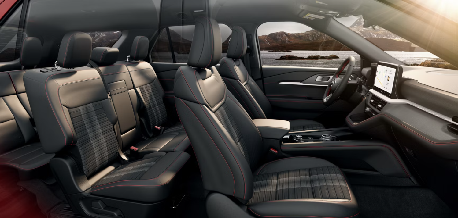 2026 Ford Explorer interior and touchscreen