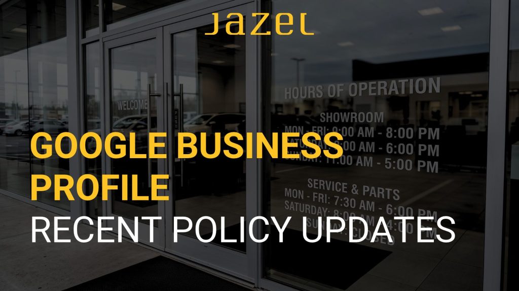 October Gbp Policy Updates