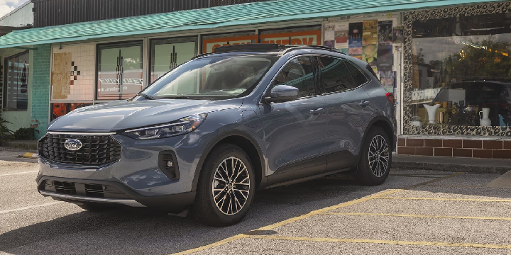 2025 ford escape parked outside a store