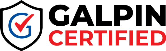 Galpincertified Logo Bluered