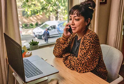 Person On Laptop