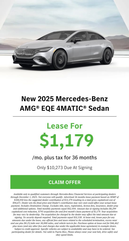 Amg® Eqe 4matic® Sedan Offer 21