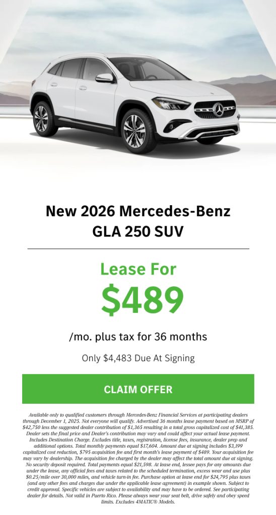 Gla 250 Suv Offer 14