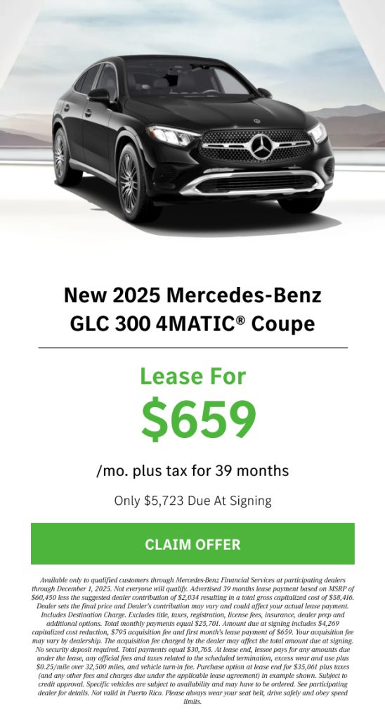 Glc 300 4matic® Coupe Offer 22