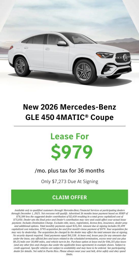 Gle 450 4matic® Coupe Offer 20