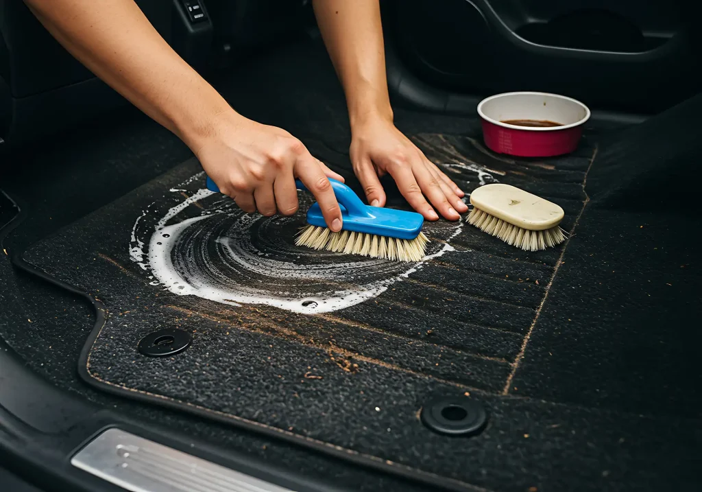 Cleaning Car Floor Mats