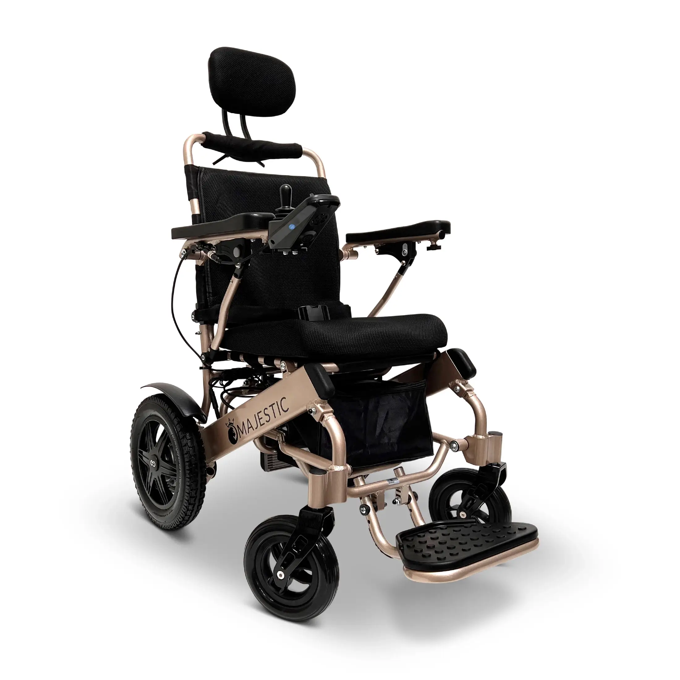 Majesticiq 9000autoreclineremotecontrolledelectricwheelchairbronzestandard