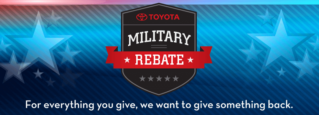 Toyota Military Rebate