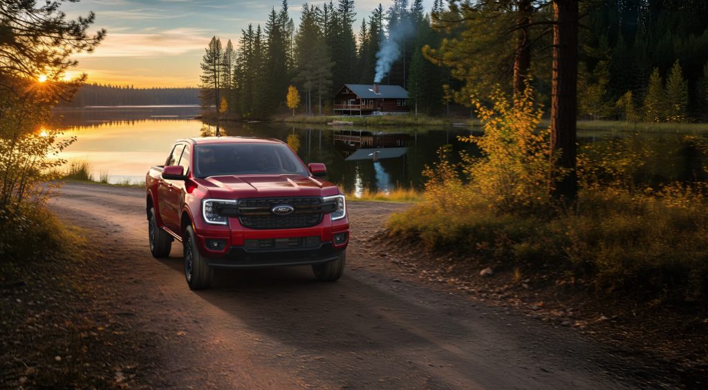 26 Ford Ranger Lrt Blkappearpkg Ruby