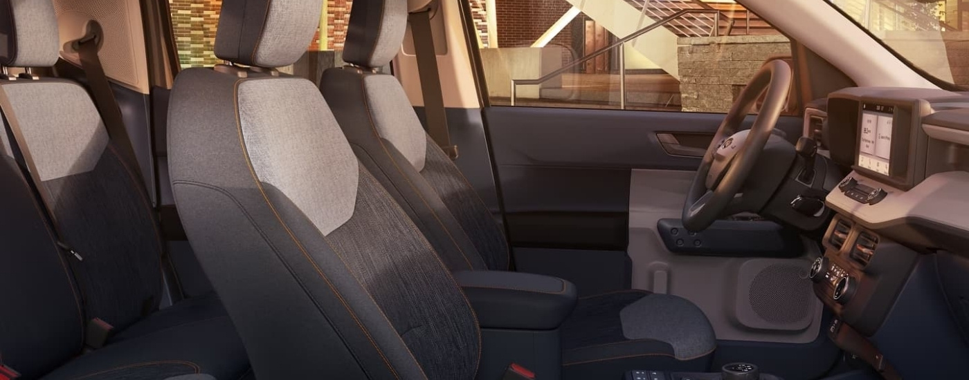 Grey interior in a 2022 Ford Maverick
