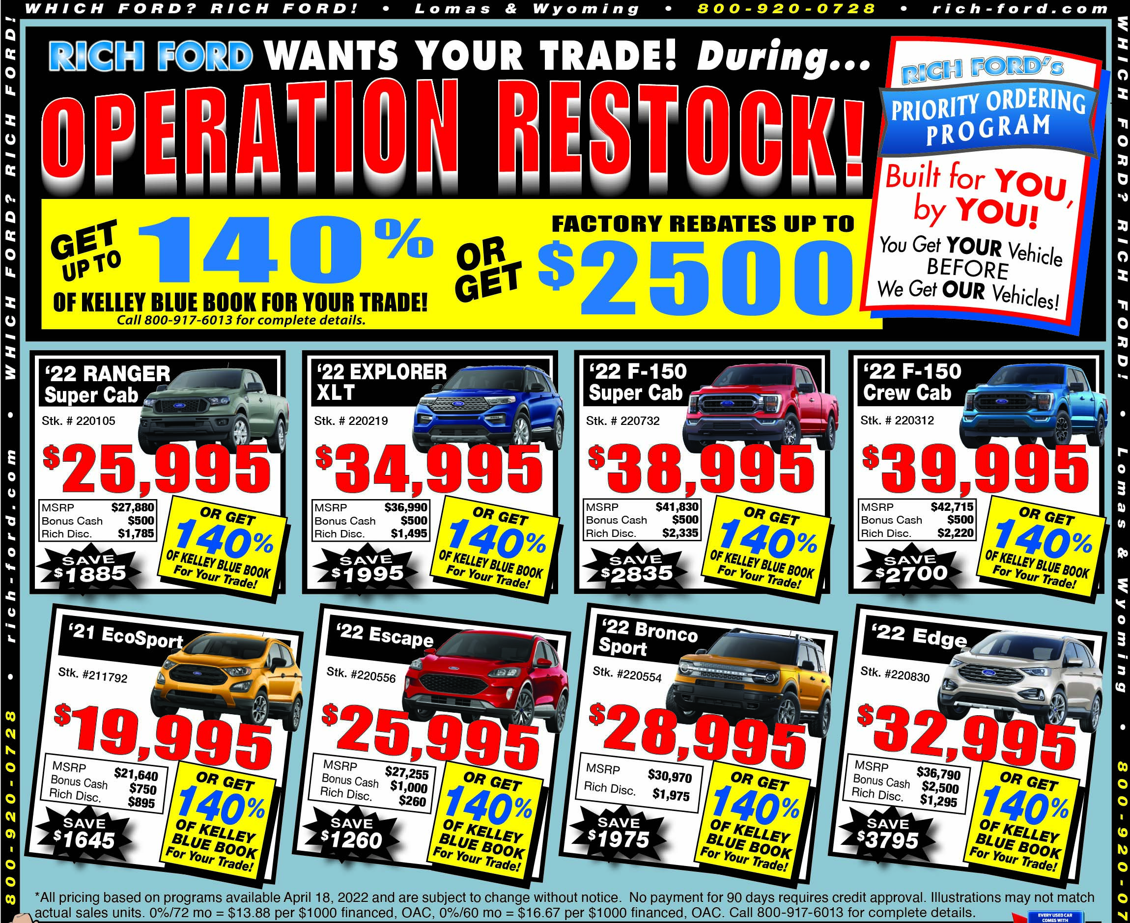 Weekly Ads Specials Rich Ford Edgewood Sales Edgewood, NM