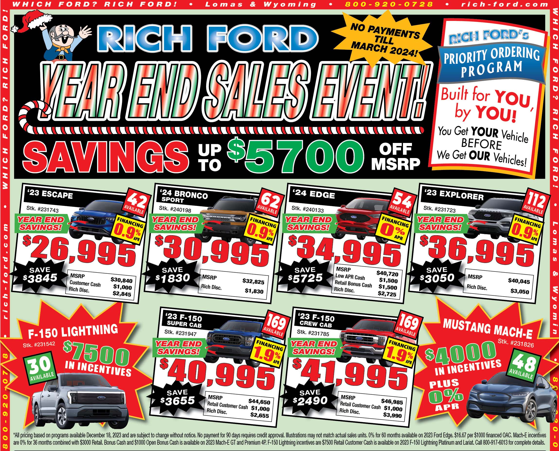 Weekly Ads Specials Rich Ford Edgewood Sales Edgewood, NM